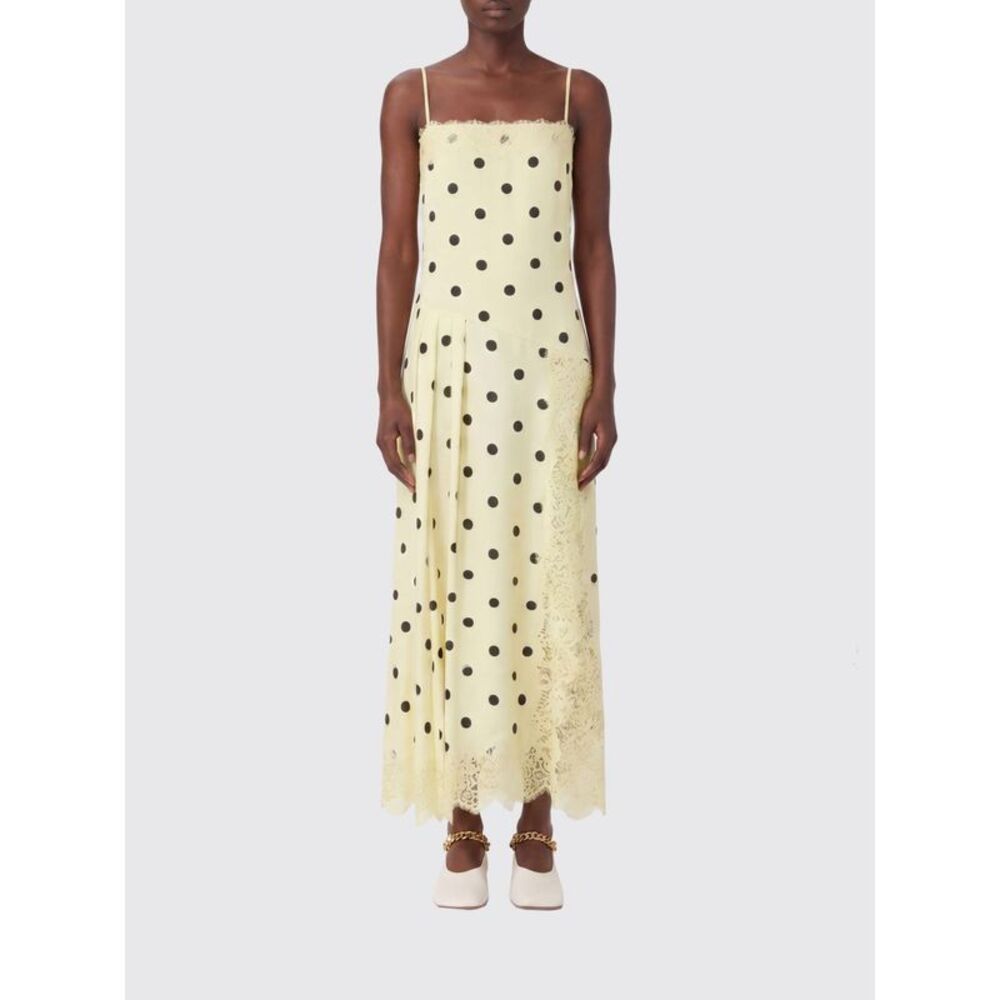 Sportmax Women Sportmax Capo Midi Polka Dot Silk Dress